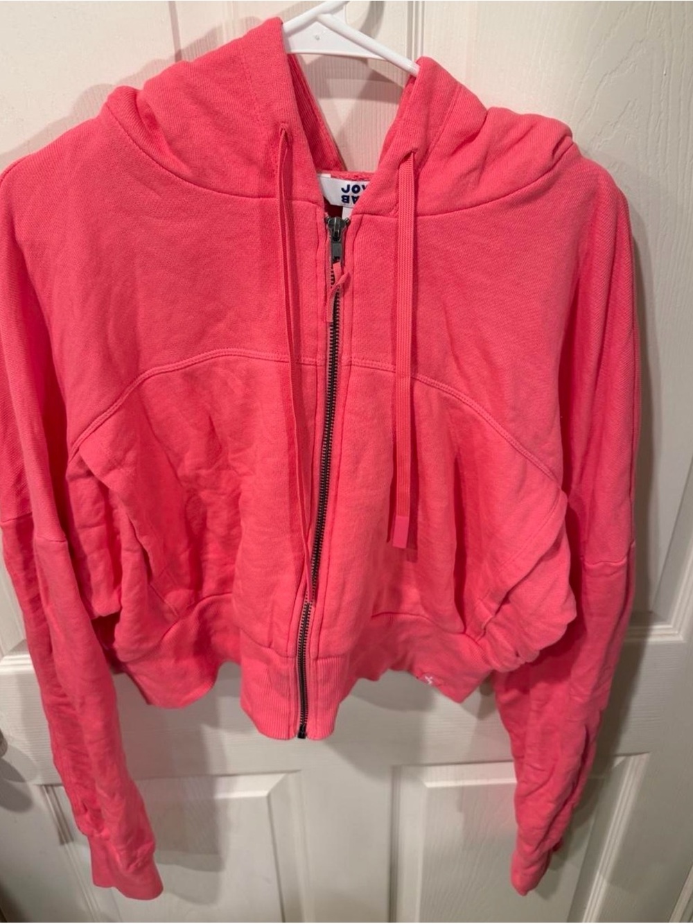 Women’s Coral Pink Zip-Up Hoodie
